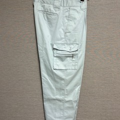 ★美品★フジワーク　ライトグレー カーゴパンツ ウエスト88cmの画像