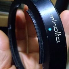 minolta mc 21mm f2.8 メタルフードの画像