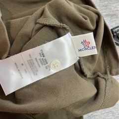 【美品/格安！】★モンクレール★カーキポロシャツLの画像