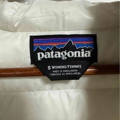 PATAGONIA パタゴニア ホワイトダウンジャケット フード付きの画像