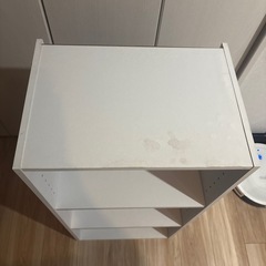 カラーボックス 白の画像