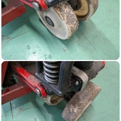 【中古】大阪引取限定　KOLEC 　ハンドパレットトラック　赤　ハンドリフト　 パレットトラック【KNL1F046】の画像