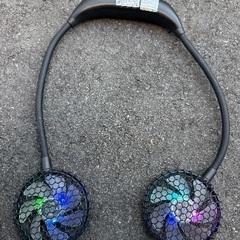 首かけ扇風機の画像