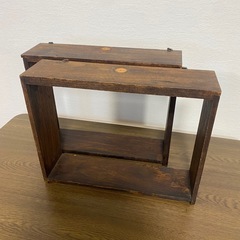 ウォールシェルフ　アンティークの画像