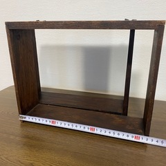 ウォールシェルフ　アンティークの画像
