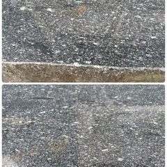 NO.2660【引取り限定】御影石 ベンチ 腰掛け 幅約170cm 高さ約55cm 庭園 テラス 玄関 ガーデニング 和風 傷汚れあり 中古の画像