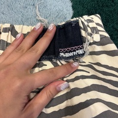 【7%morePINK】ゼブラ柄スカート【まとめ割あり】の画像