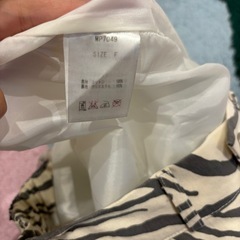 【7%morePINK】ゼブラ柄スカート【まとめ割あり】の画像