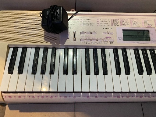 CASIO光ナビゲーション電子キーボード LK-115 電子ピアノ子ども用光る