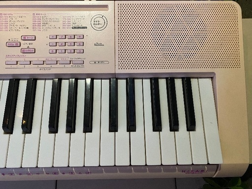 CASIO光ナビゲーション電子キーボード LK-115 電子ピアノ子ども用光る