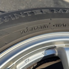 Weds KEELER FORCE ランドクルーザープラド 150系に使用していたタイヤ・ホイールです。  265/65R17 2018年製スタッドレスの画像