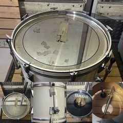 YAMAHA ドラムセット スタンド類付き シンバル無しの画像