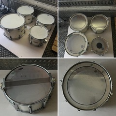 YAMAHA ドラムセット スタンド類付き シンバル無しの画像