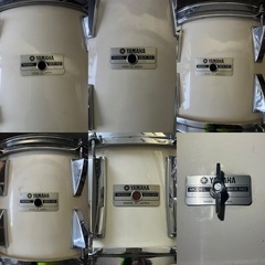 YAMAHA ドラムセット スタンド類付き シンバル無しの画像