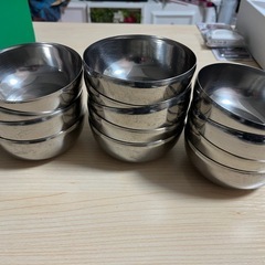 韓国お椀、銀色お椀、13つの画像
