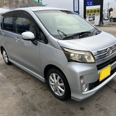 平成25年ムーブカスタム実走行77300㎞が車検2年付でこの価格　早い物勝ちです！の画像