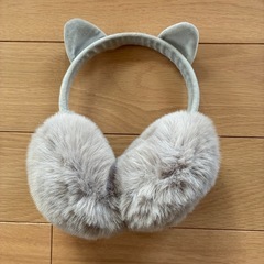 ★帽子＆イヤーマフセット　グレー★の画像
