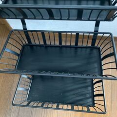 アイアン 3段吊り下げ棚 プランターの画像