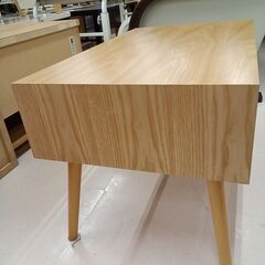 リユースのサカイ栃木店★ジモティ割あり★ NITORI テーブル ライトブラウン W65.5×D40×H40.5 クリーニング済み TC12008の画像