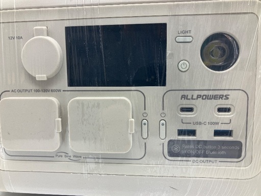 【トレファク足立扇店】ﾎﾟｰﾀﾌﾞﾙ電源 ALLPOWERS R600 600W 299Wh