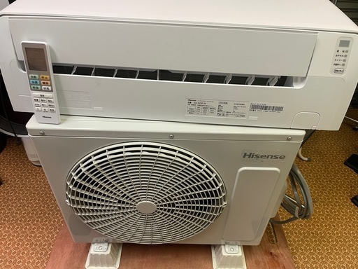 直接引取り限定価格 2024年製 Hisense ルームエアコン 8畳用 HA-S25F