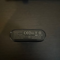 Anker PowerCore 10000 ブラック モバイルバッテリー 変換アダプタ付属の画像