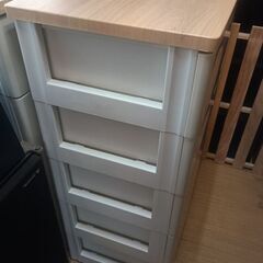 アイリスオーヤマ　ウッドトップチェスト　収納　タンスの画像