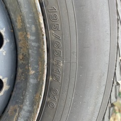 スタッドレス　195/65/r15 ホイール付き　の画像