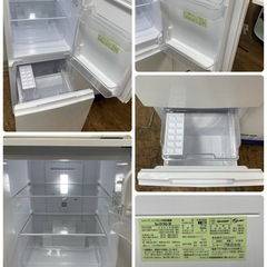 R247 ☀️ 生活家電3点セット SHARP 冷蔵庫・洗濯機・電子レンジ ⭐動作確認済⭐クリーニング済の画像