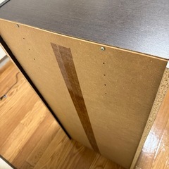 ブラウン3段ボックスの画像