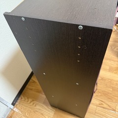 ブラウン3段ボックスの画像