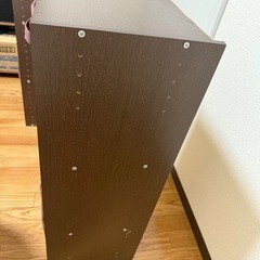 ブラウン3段ボックスの画像