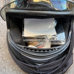 新品　箱付きバイクヘルメット(フリーサイズ)の画像