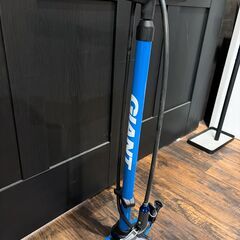 フロアポンプ 圧力計付き 自転車 空気入れ サイクリングの画像