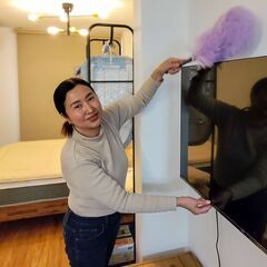 専属物件の民泊清掃【1組限定・清掃時間目安3時間ほど・報酬料5,000～7,500円・午前10時15分から】の画像