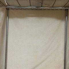 洋服用スチールラックの画像