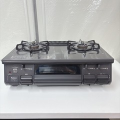 I649 🌈 Palima LPガステーブル 水無し片面焼きグリル コンロ 左強火 ⭐ クリーニング済の画像