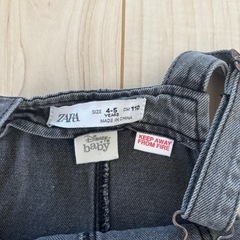 ZARA ジャンパースカート 110cmの画像