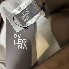 【新品】ダークエンジェル　裏起毛パンツ　フラットウエスト　モカ　長め丈　Lの画像