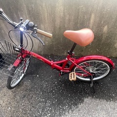20インチ　折りたたみ自転車の画像