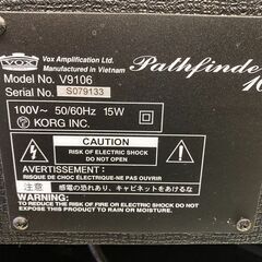 VOX ギターアンプ V9106  Pathfinder10の画像