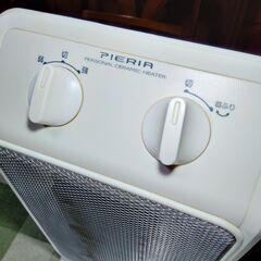 DOSHISHA PIERIA セラミックファンヒーター 1200／600W 2018年製の画像