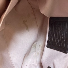 COACH コーチ ショルダーバッグ エナメル ブラウンの画像