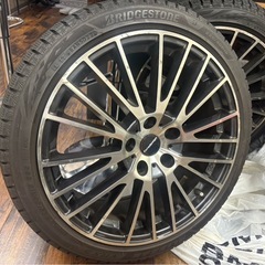 18インチ スタッドレス付ホイール 4本セット 225/40R18 ブリヂストン 2022年製 PCD120 の画像
