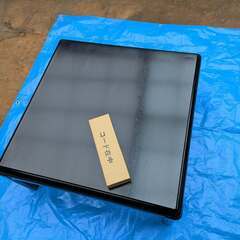 アウトレット新品こたつ８０角　ブラック色の画像