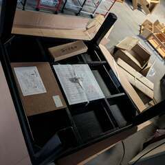 アウトレット新品こたつ８０角　ブラック色の画像