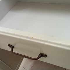 リユースのサカイ栃木店★ジモティ割あり★ NITORI 食器棚 クリーム W59.8×D40×H180.5 クリーニング済み TC12018の画像