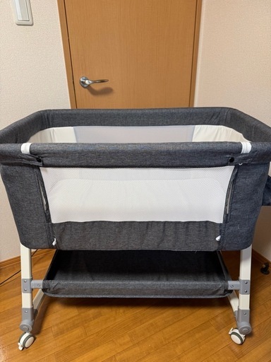 ベビーベッド 折りたたみ 添い寝 コンパクト ゆりかご 収納 5段 高さ調節