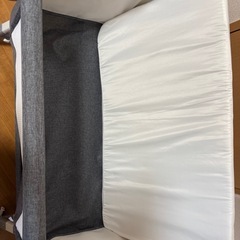 ベビーベッド 折りたたみ 添い寝　コンパクト　ゆりかご　収納 5段　高さ調節の画像