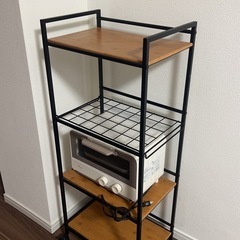 オシャレなスチールラックの画像